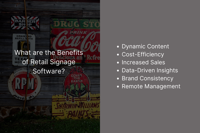 Enhance In-Store Marketing with Retail Signage Software