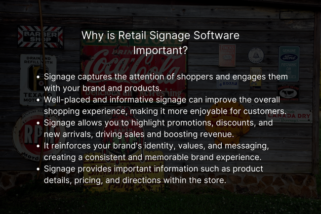 Enhance In-Store Marketing with Retail Signage Software